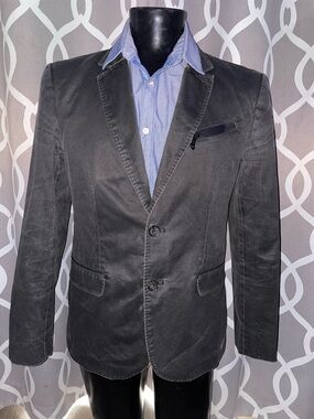 Men's Guess Navy Blazer & guess dress shirt - Classic Tailored Jacket